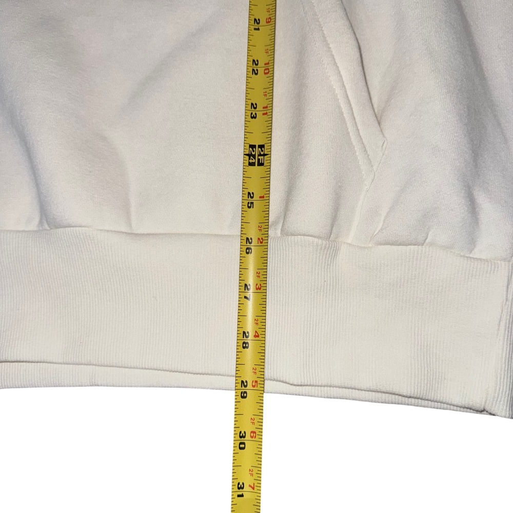 Peanuts Snoopy Gardening Cream Fleece Hooded Sweatshirt Woodstock Large NWT - Picture 7 of 7